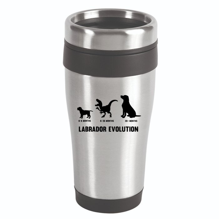 Labrador Retriever Evolution Design For A Labrador Owner 16oz Travel Tumbler