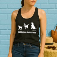 Labrador Retriever Evolution Design For A Labrador Owner Womens Tank Top