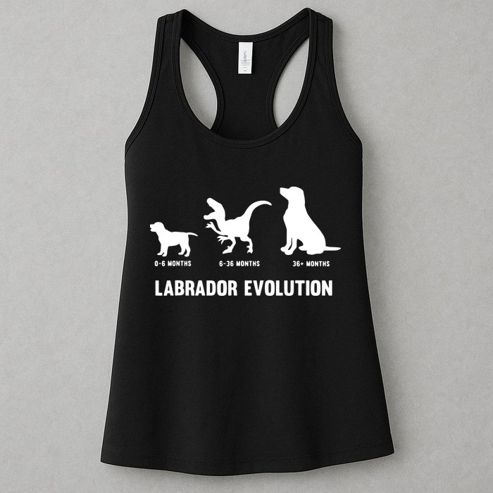 Labrador Retriever Evolution Design For A Labrador Owner Womens Tank Top