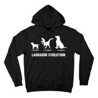 Labrador Retriever Evolution Design For A Labrador Owner Tall Hoodie