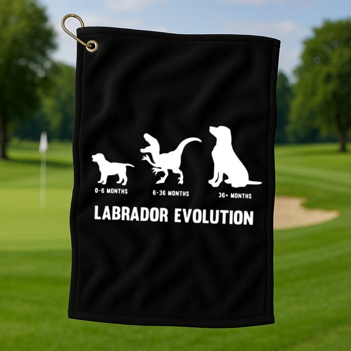 Labrador Retriever Evolution Design For A Labrador Owner Golf Towel