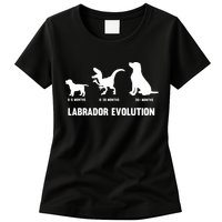 Labrador Retriever Evolution Design For A Labrador Owner Womens T-Shirt