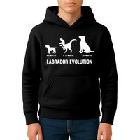 Labrador Retriever Evolution Design For A Labrador Owner Kids Hoodie