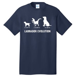 Labrador Retriever Evolution Design For A Labrador Owner Tall T-Shirt