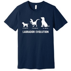 Labrador Retriever Evolution Design For A Labrador Owner Premium T-Shirt