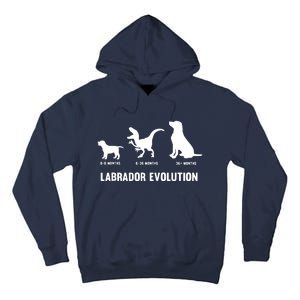 Labrador Retriever Evolution Design For A Labrador Owner Tall Hoodie