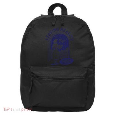 Leaving Reality Entering Fiction Book Lover 16 in Basic Backpack