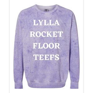 LYLLA ROCKET FLOOR TEEFS Colorblast Crewneck Sweatshirt