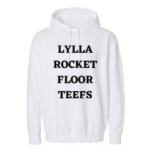 LYLLA ROCKET FLOOR TEEFS Garment-Dyed Fleece Hoodie