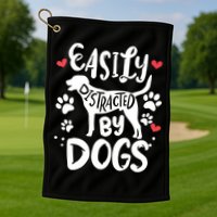 Labrador Retriever Funny Golf Towel