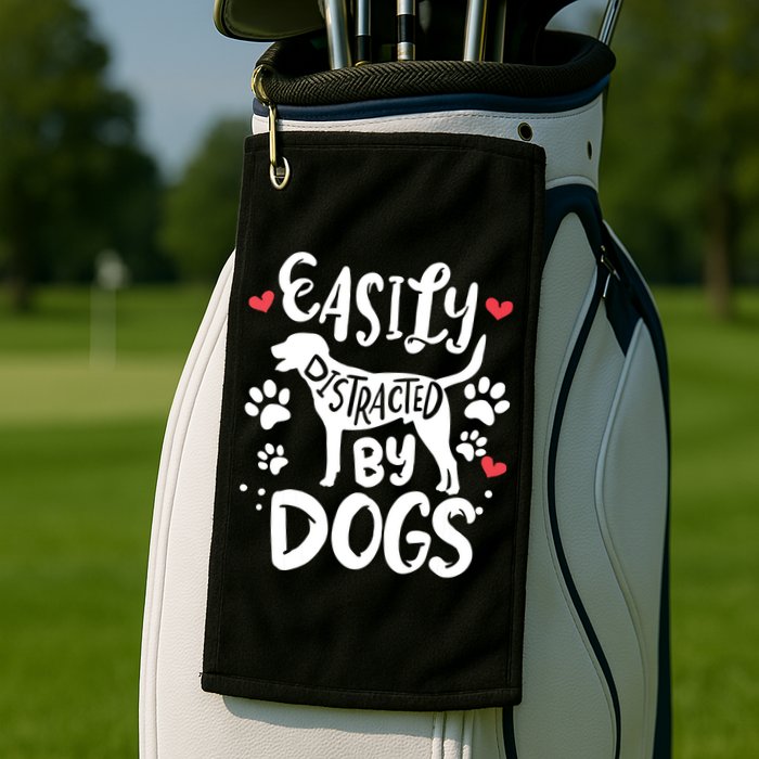 Labrador Retriever Funny Golf Towel