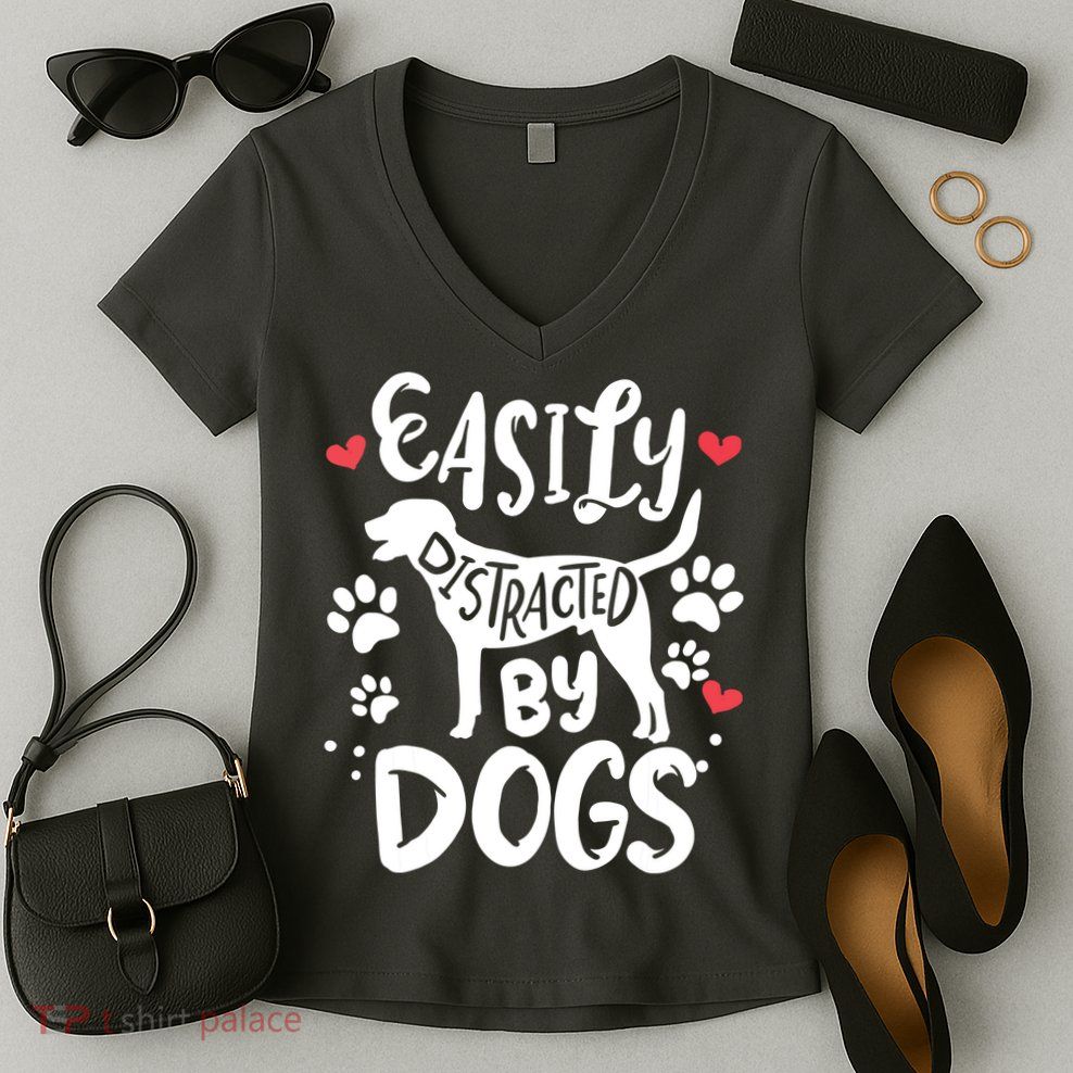 Labrador Retriever Funny Women's V-Neck T-Shirt