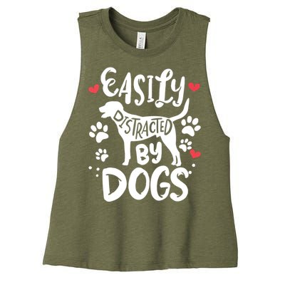 Labrador Retriever Funny Women's Racerback Cropped Tank