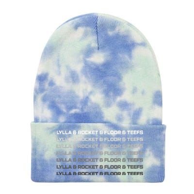 Lylla & Rocket & Floor & Teefs Funny Birthday Quote Tie Dye 12in Knit Beanie