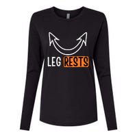 Leg Rest Funny Cuckold Pussy Eater Adult Humor Womens Cotton Relaxed Long Sleeve T-Shirt