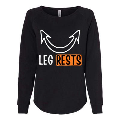 Leg Rest Funny Cuckold Pussy Eater Adult Humor Womens California Wash Sweatshirt