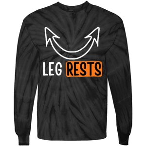 Leg Rest Funny Cuckold Pussy Eater Adult Humor Tie-Dye Long Sleeve Shirt