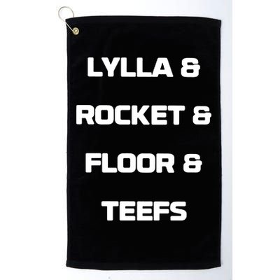 LYLLA & ROCKET & FLOOR & TEEFS Golf Towel