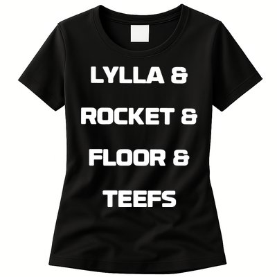 LYLLA & ROCKET & FLOOR & TEEFS Womens T-Shirt