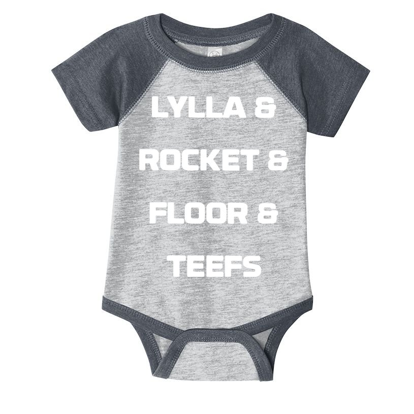 LYLLA & ROCKET & FLOOR & TEEFS Infant Baby Jersey Bodysuit