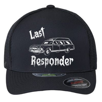 Last Responder Funny Old Classic Car Flexfit Unipanel Trucker Cap