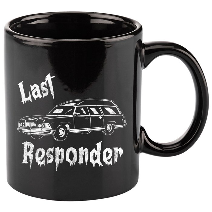 Last Responder Funny Old Classic Car 11oz C Handle Ceramic Mug