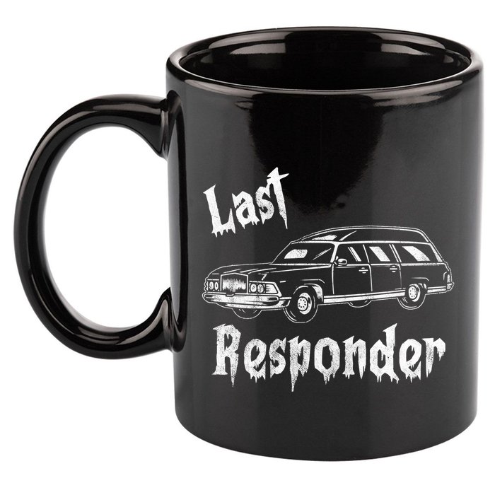 Last Responder Funny Old Classic Car 11oz C Handle Ceramic Mug
