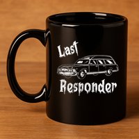 Last Responder Funny Old Classic Car 11oz C Handle Ceramic Mug