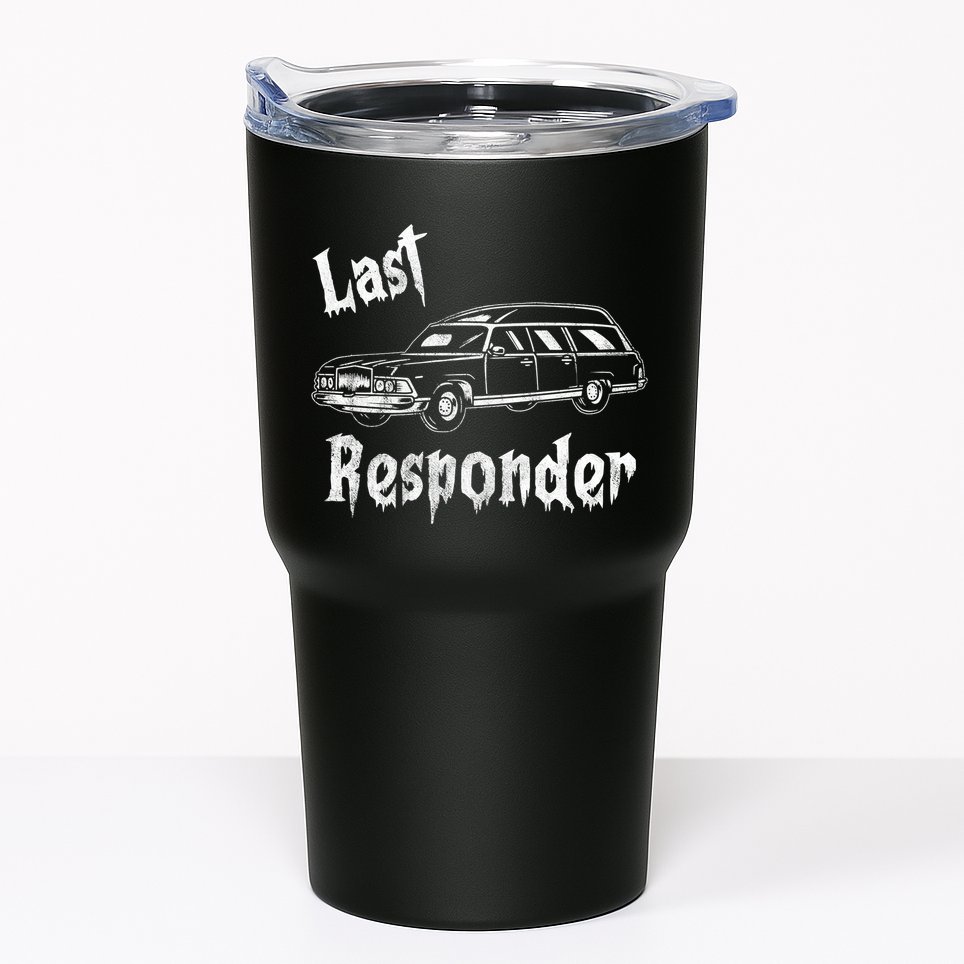Last Responder Funny Old Classic Car Tumbler