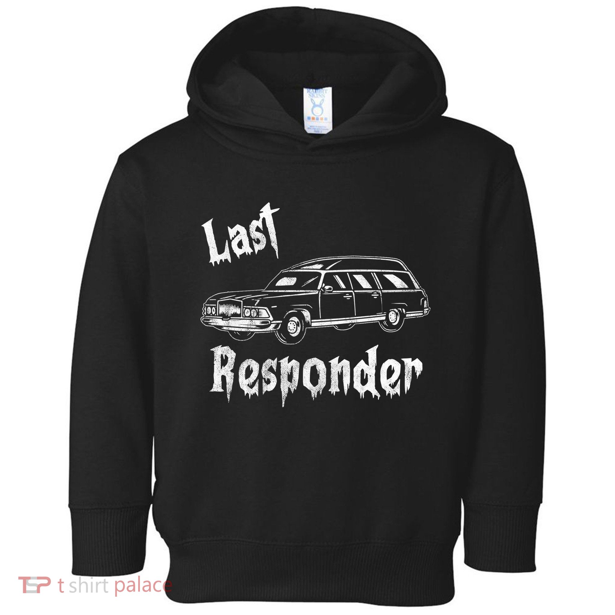 Last Responder Funny Old Classic Car Toddler Hoodie