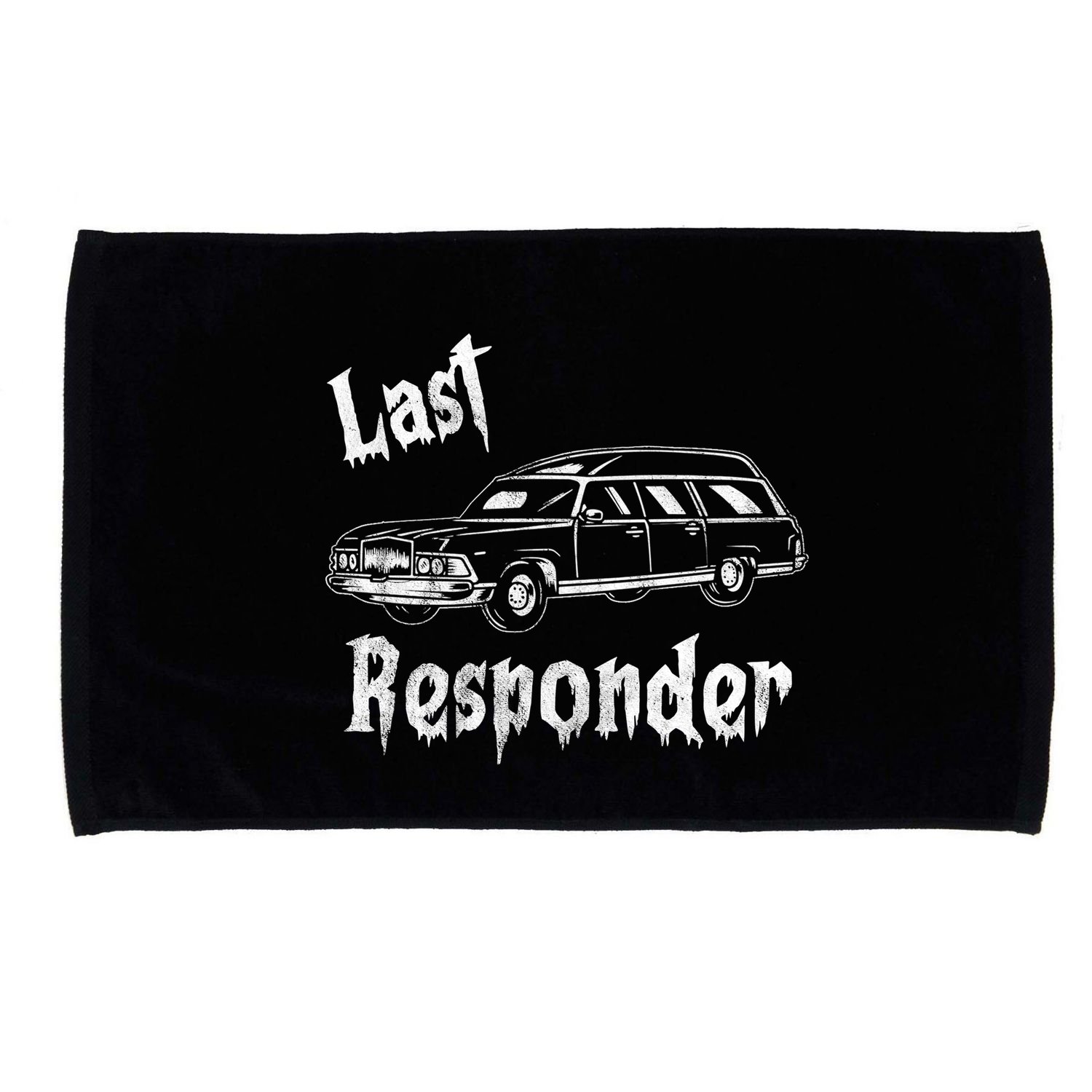 Last Responder Funny Old Classic Car Microfiber Hand Towel