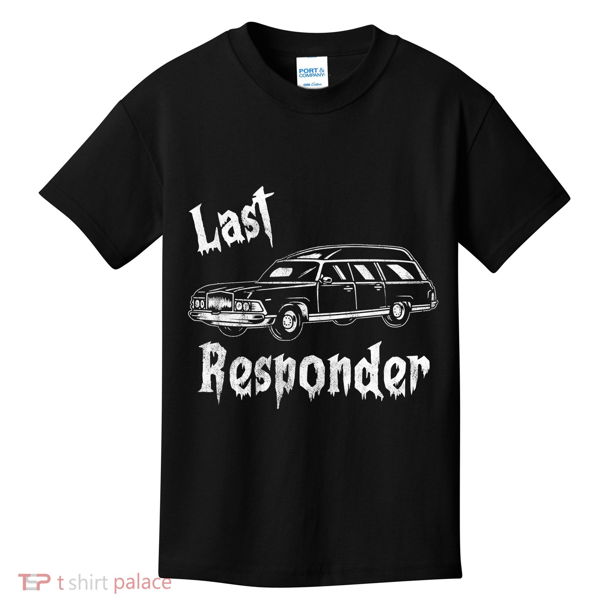 Last Responder Funny Old Classic Car Kids T-Shirt