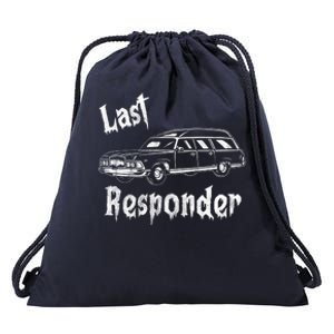 Last Responder Funny Old Classic Car Drawstring Bag