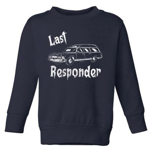 Last Responder Funny Old Classic Car Toddler Sweatshirt