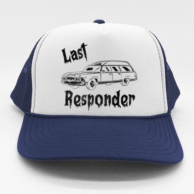 Last Responder Funny Old Classic Car Trucker Hat