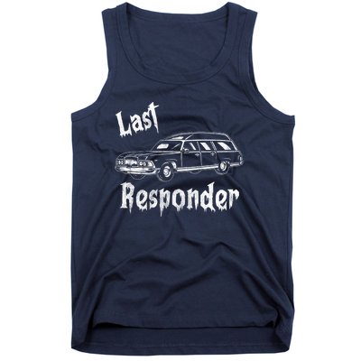 Last Responder Funny Old Classic Car Tank Top