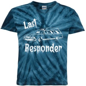 Last Responder Funny Old Classic Car Kids Tie-Dye T-Shirt