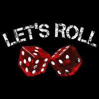LetS Roll Funny Red Dice Craps Game Night Tank Top
