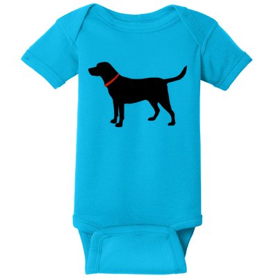 Labrador Retriever Funny Gift Black Lab Lover Baby Bodysuit