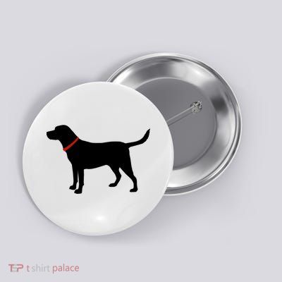 Labrador Retriever Funny Gift Black Lab Lover Button