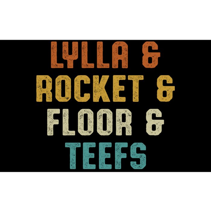 LYLLA & ROCKET & FLOOR & TEEFS Bumper Sticker