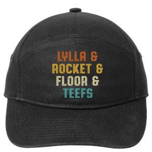 LYLLA & ROCKET & FLOOR & TEEFS 7-Panel Snapback Hat