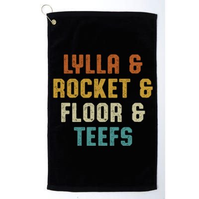 LYLLA & ROCKET & FLOOR & TEEFS Platinum Collection Golf Towel