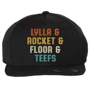 LYLLA & ROCKET & FLOOR & TEEFS Wool Snapback Cap