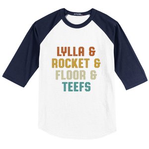 LYLLA & ROCKET & FLOOR & TEEFS Baseball Sleeve Shirt