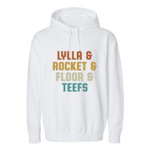 LYLLA & ROCKET & FLOOR & TEEFS Garment-Dyed Fleece Hoodie