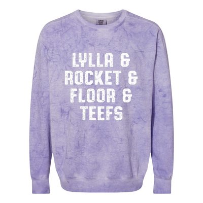 LYLLA & ROCKET & FLOOR & TEEFS Colorblast Crewneck Sweatshirt