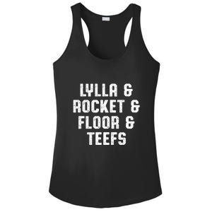 LYLLA & ROCKET & FLOOR & TEEFS Ladies PosiCharge Competitor Racerback Tank