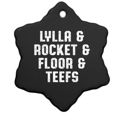 LYLLA & ROCKET & FLOOR & TEEFS Ceramic Star Ornament