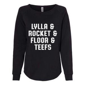 LYLLA & ROCKET & FLOOR & TEEFS Womens California Wash Sweatshirt